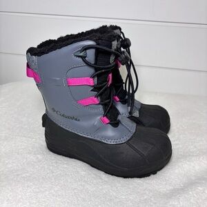 Columbia Bugaboot Celsius Kids' Boots Graphite Wild Fuschia Size 13